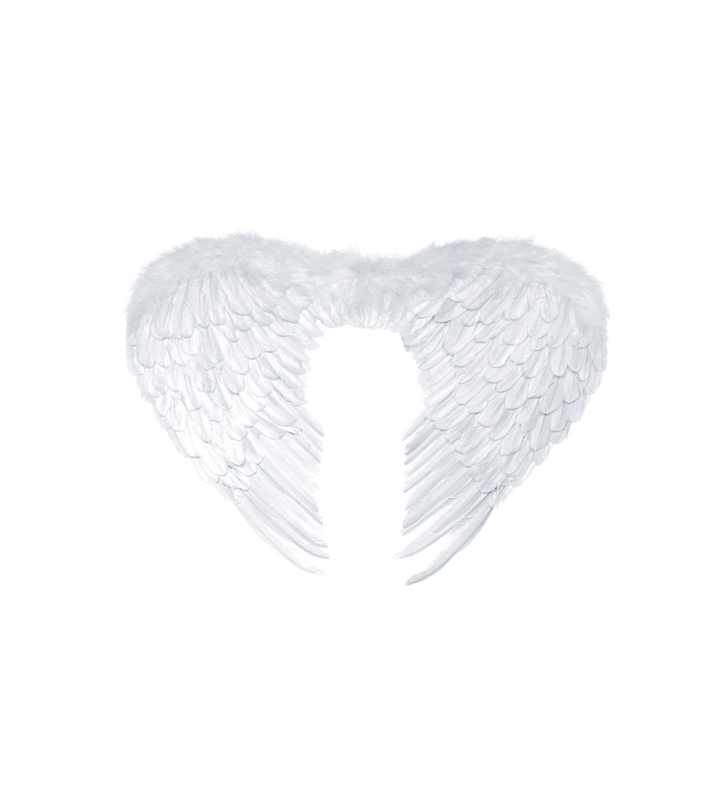 Bílá andělská křídla VI
