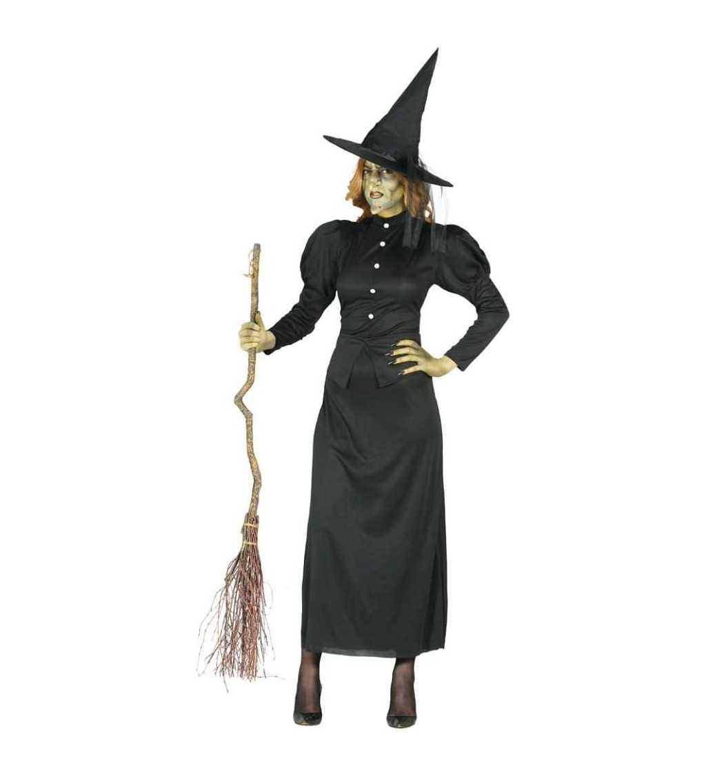Černá čarodějka dámský kostým