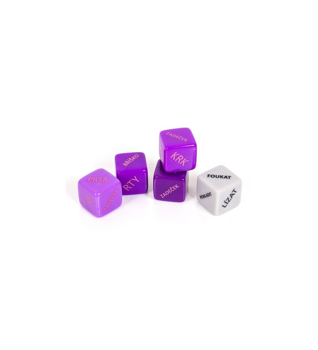 Divoké kostky fialové