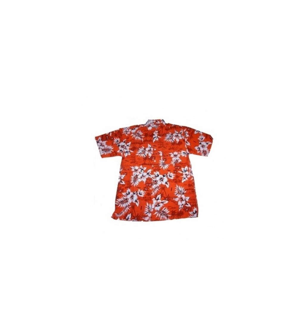 Havajská košile v oranžové barvě