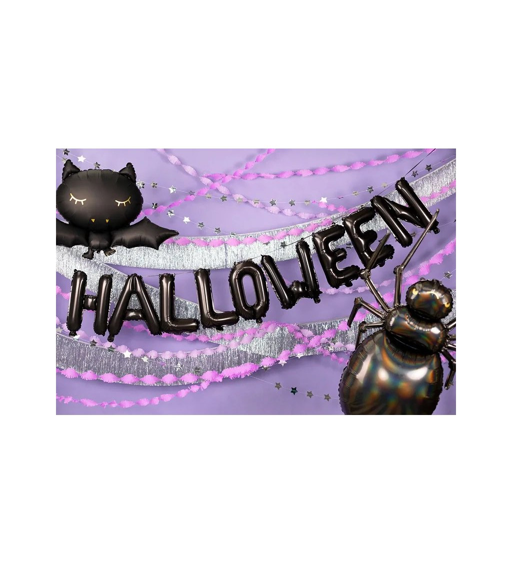 Fóliový balónek - nápis Halloween