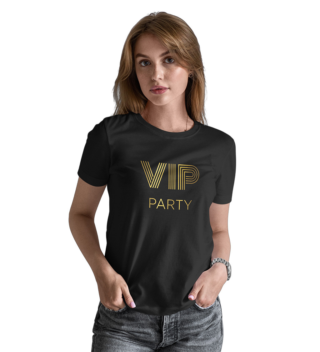 Dámské tričko černé - VIP