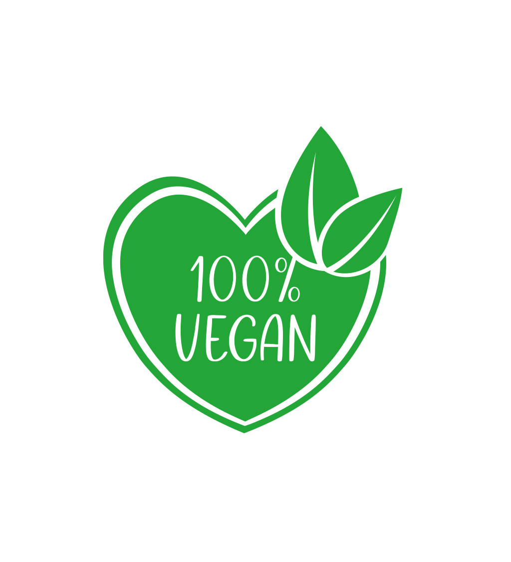 Pánské tričko bílé - 100% vegan