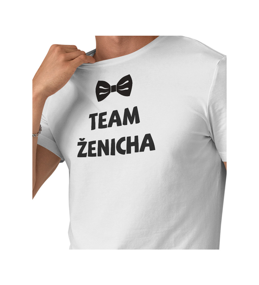 Pánské tričko Ženich - motýlek