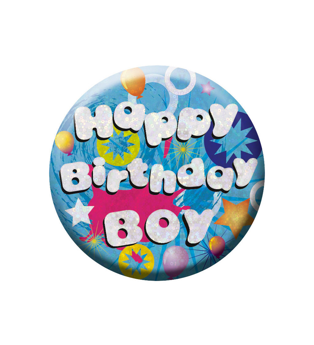 Narozeninová placka - Happy Birthday boy