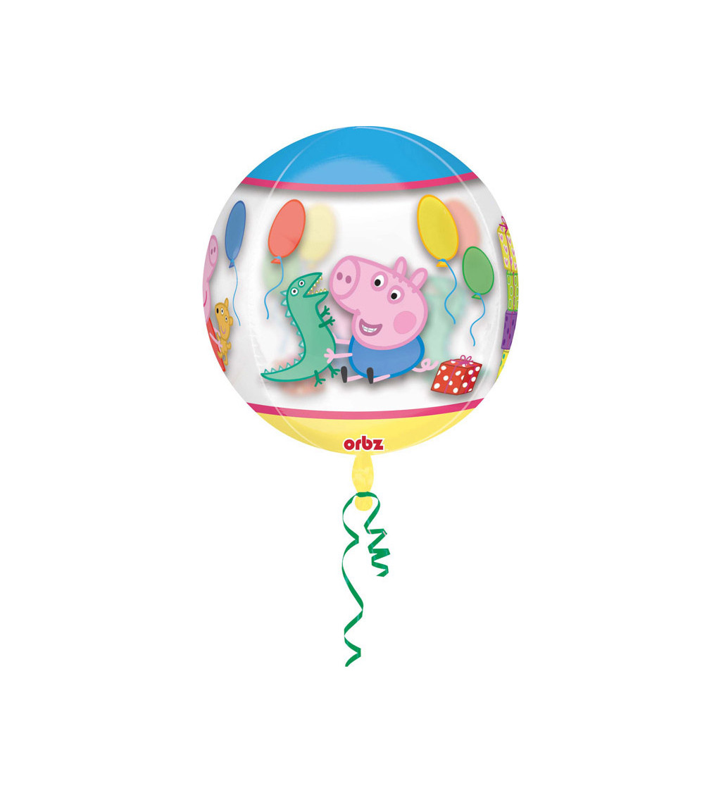 Balónek Peppa - průhledný