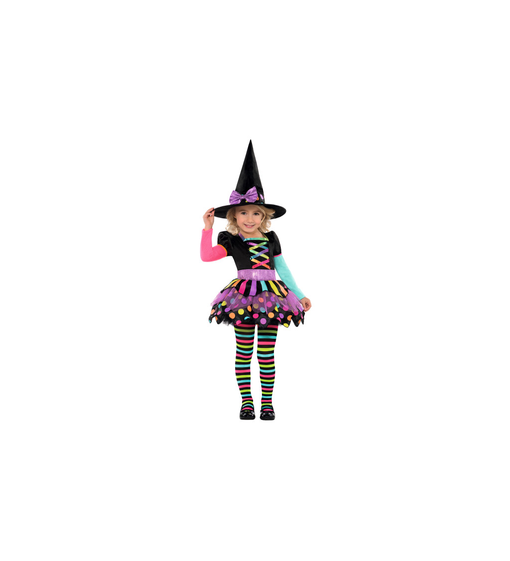 Dívčí kostým Miss witch