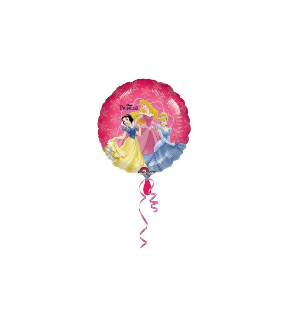 Princezny růžový balónek