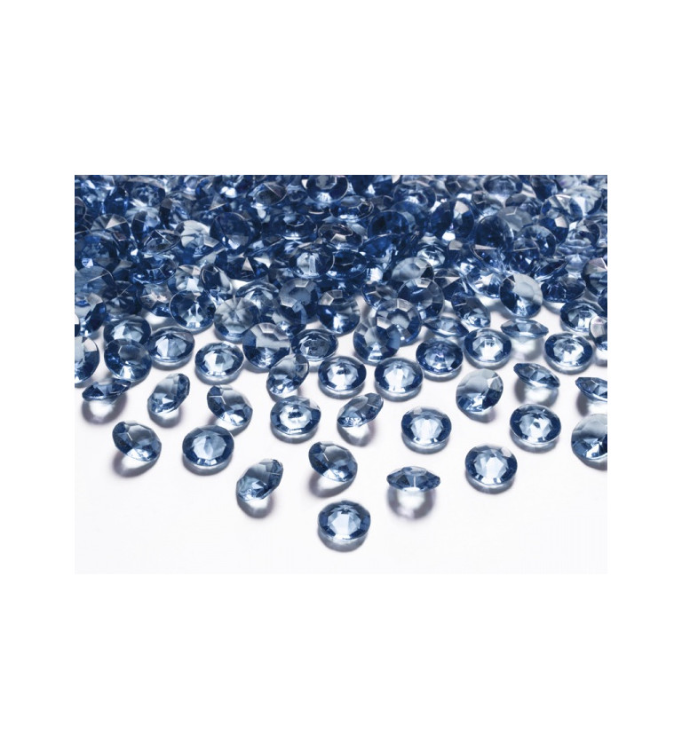 Tmavě modré mini diamanty - dekorace