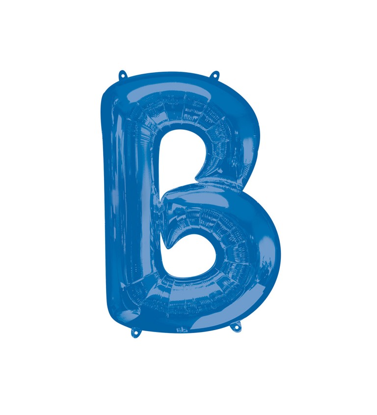Fóliový balónek písmeno B - modrý
