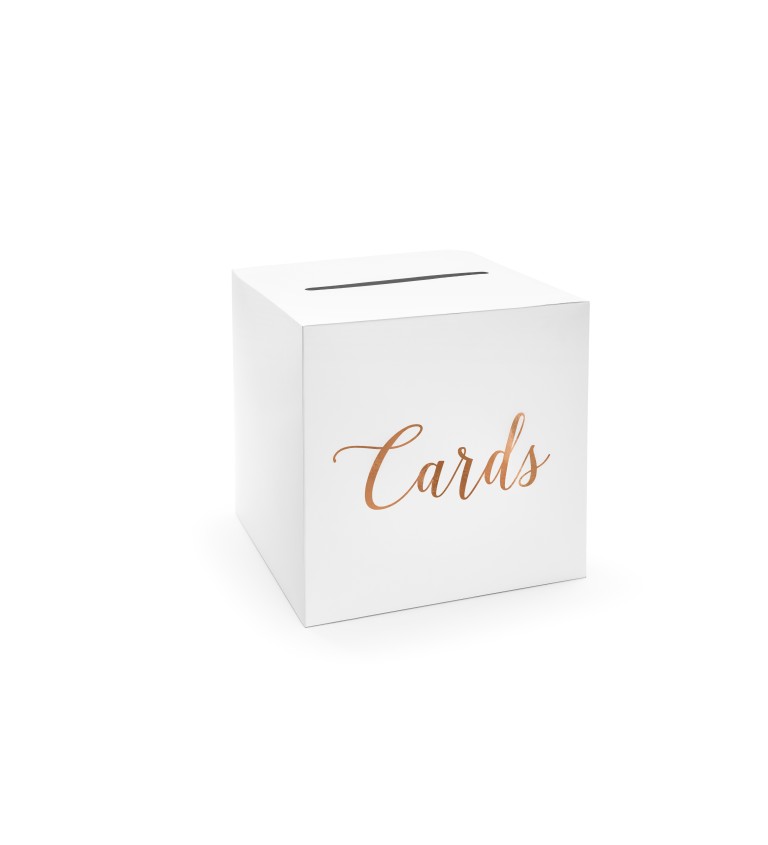 Svatební boxík s nápisem Cards II