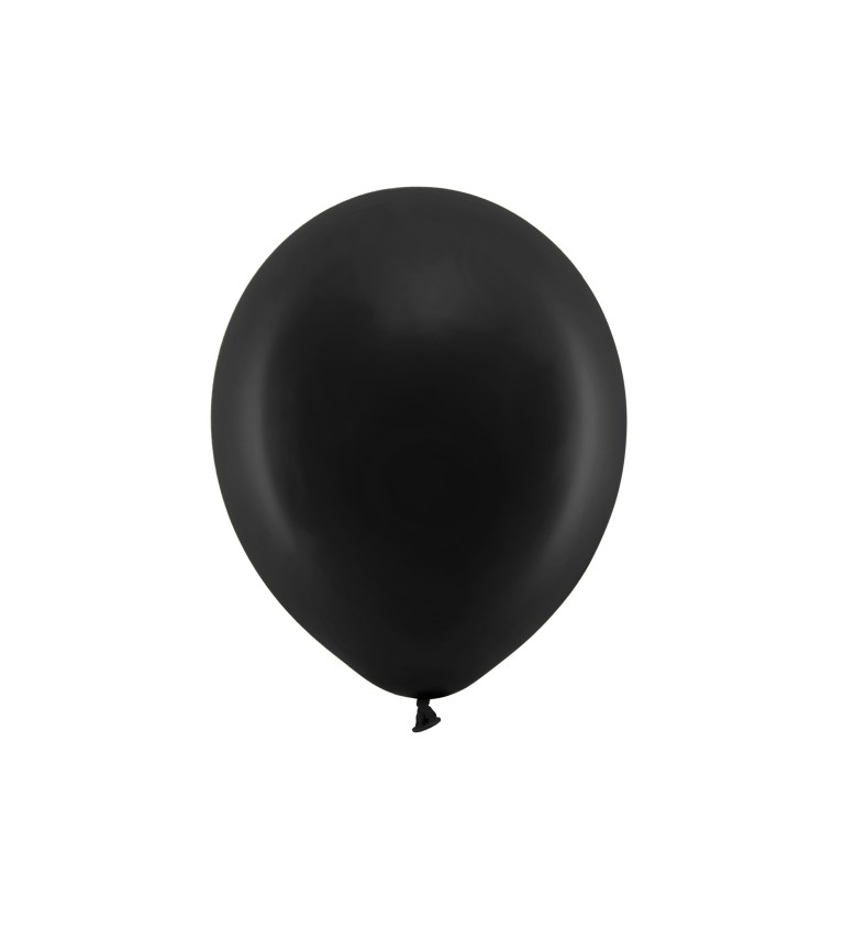 Balónky - metalické, černé