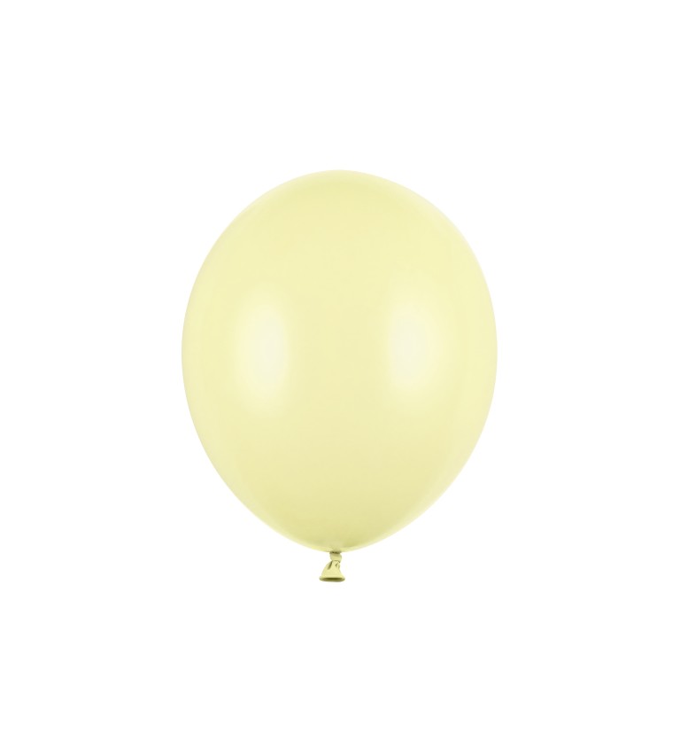 Latexové balónky - světle žluté