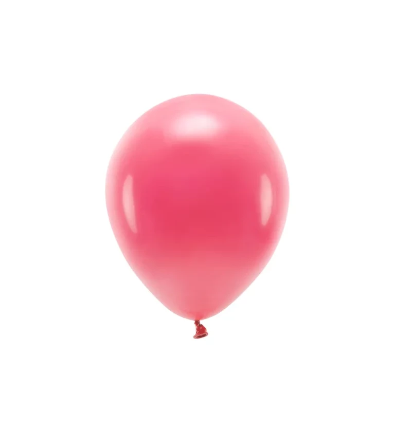 Pastelové balónky Eco - světle červené