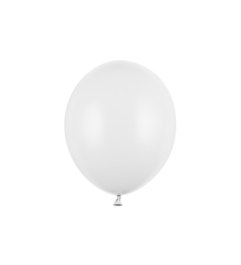 Sada bílých latexových balónků