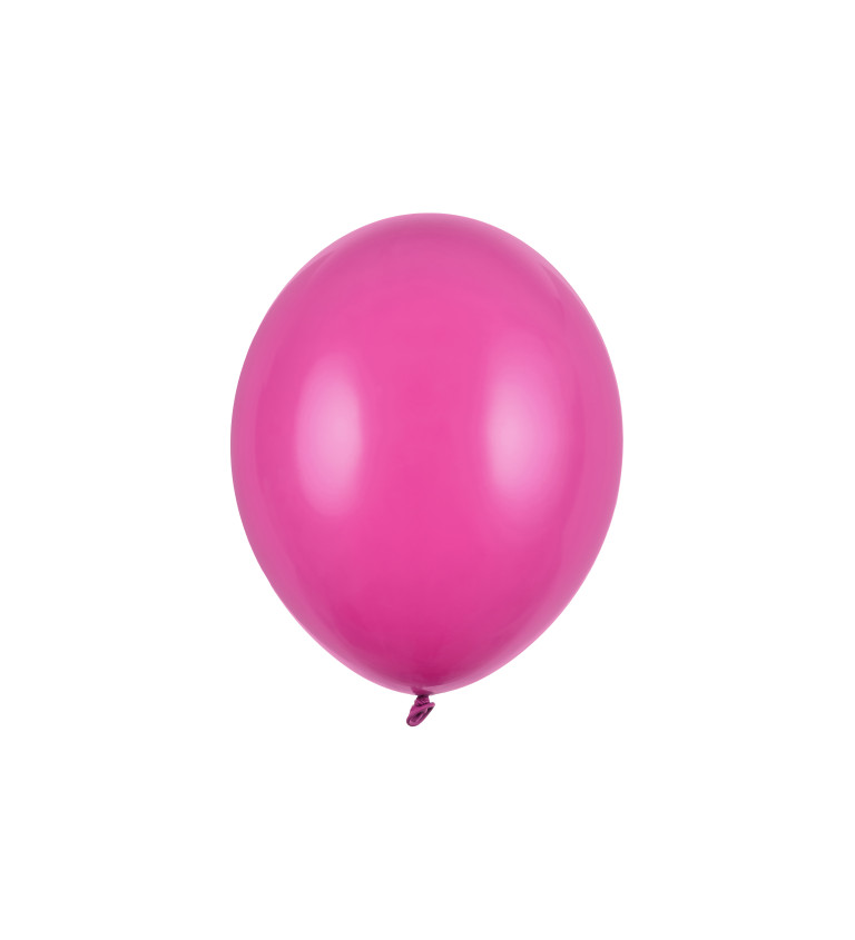Balení tmavě růžových balónků