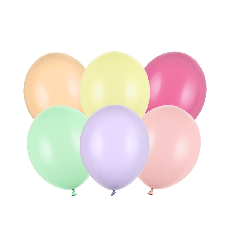 Sada - barevné latexové balónky