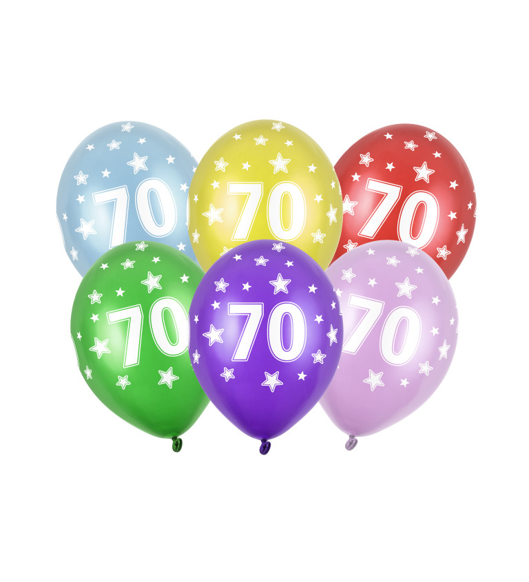 Balonky - barevné - 70