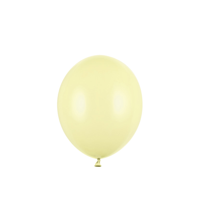 Balónek - pastelové žluté
