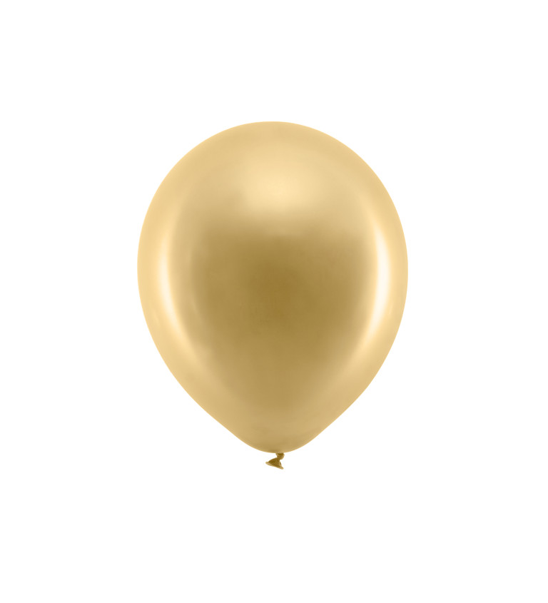 Balónky zlaté - 100ks