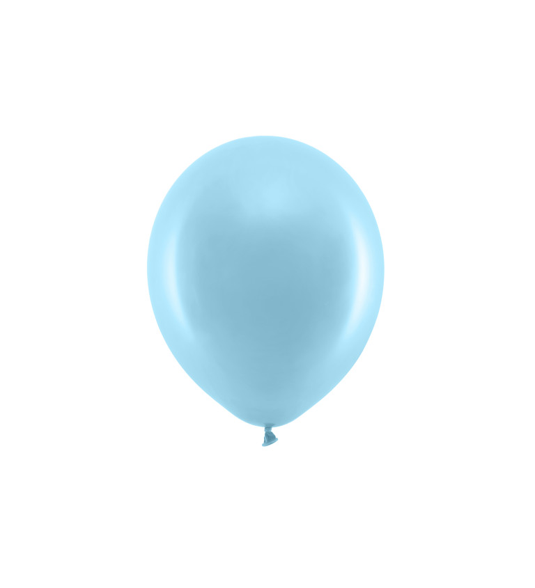 Pastelovo-modré latexové balónky