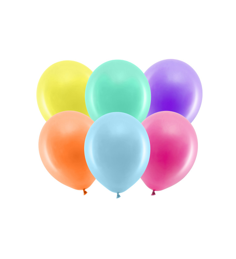 Barevné pastelové latexové balónky