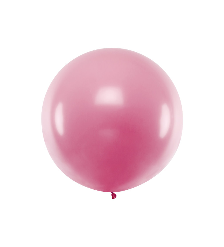 Balónek - růžový - jumbo
