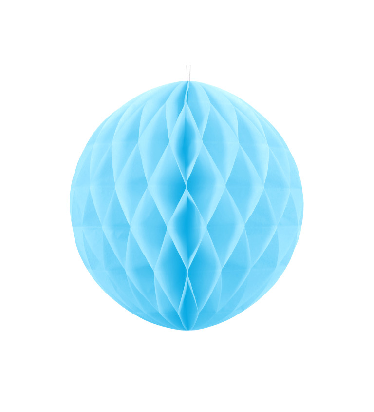 Modrá dekorační koule - 30 cm