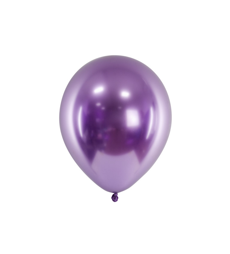 Chromové balónky - fialové