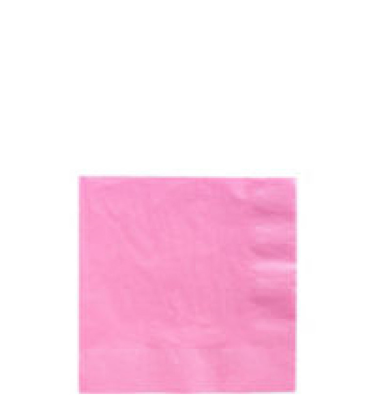 Malé růžové ubrousky - 50 ks