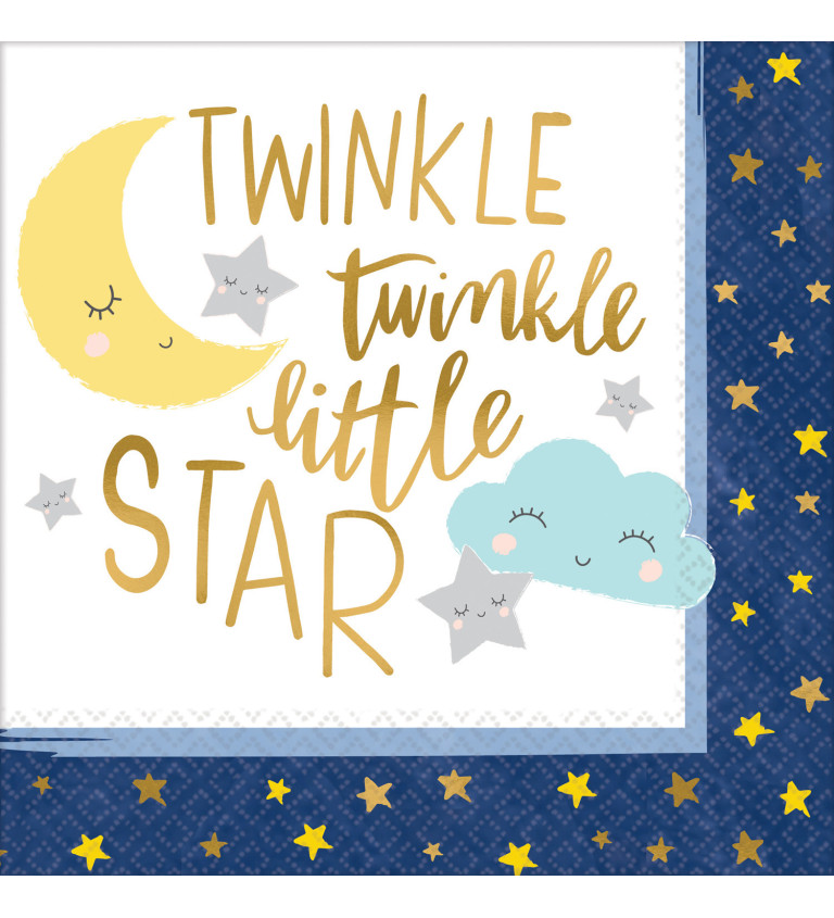 Ubrousky - Twinkle little star- 16 ks
