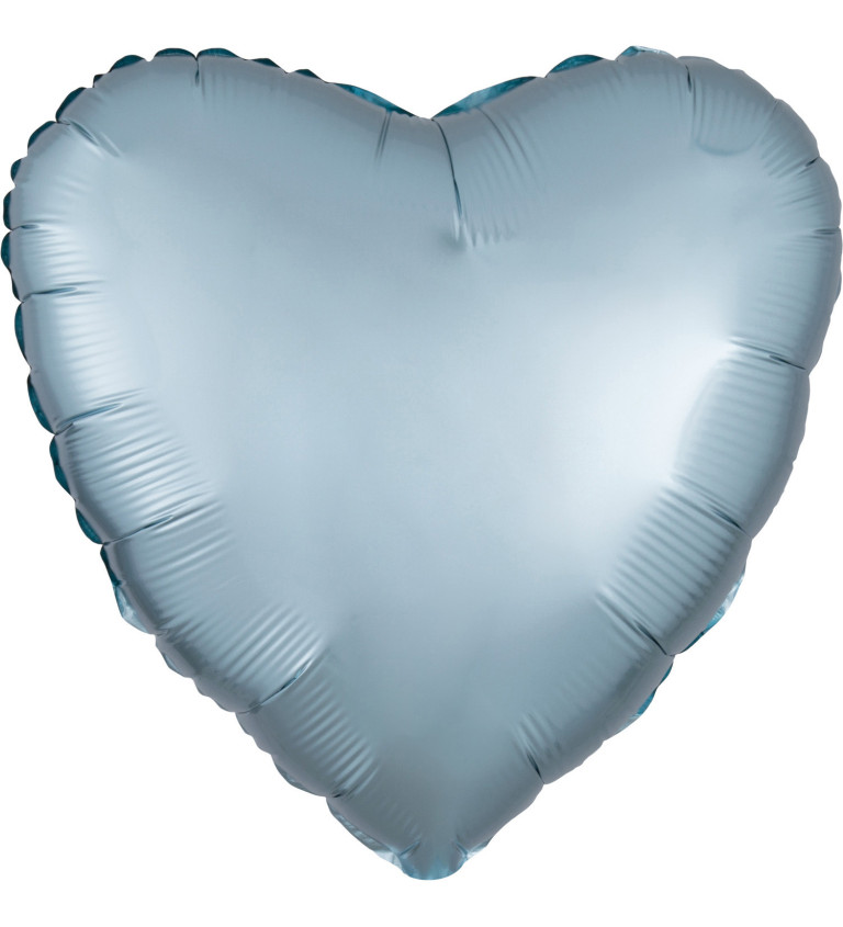 Balónek srdce- světle modré