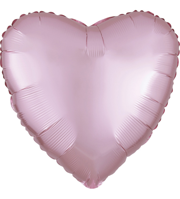 Balónek růžový - srdce