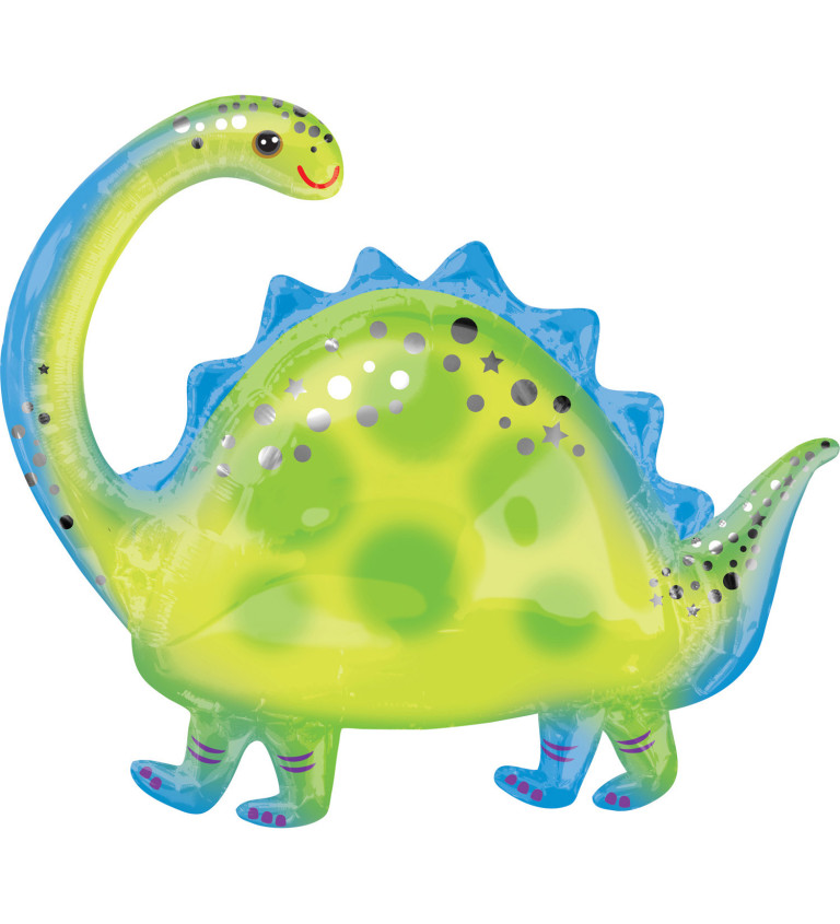Brontosaurus - fóliový balónek