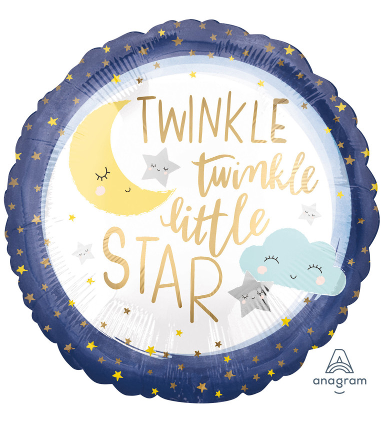 Balónek Twinkle twinkle little star