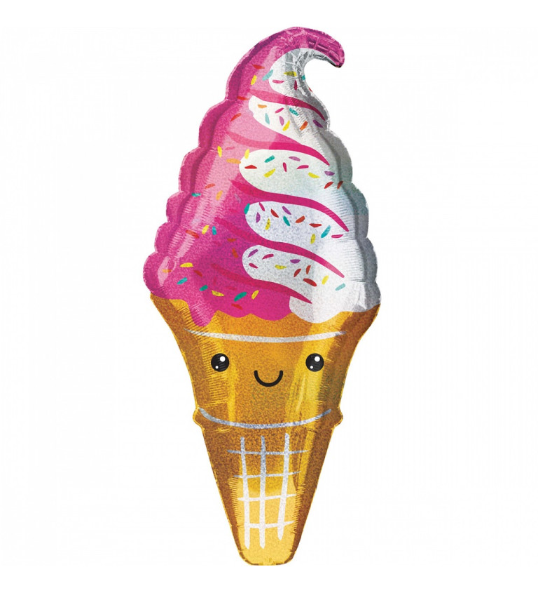 Balón ve tvaru zmrzlinového kornoutu