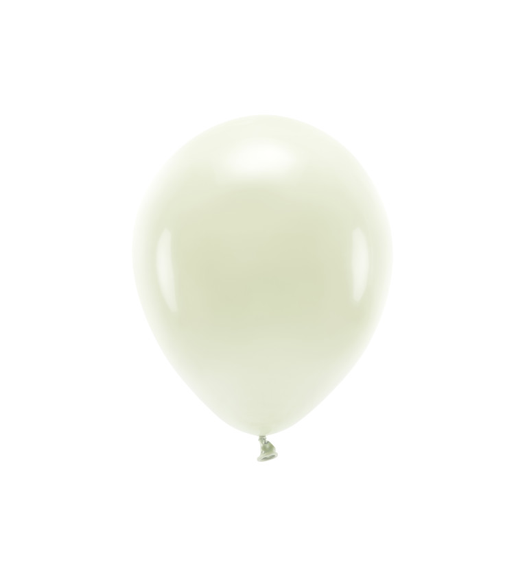 Pastelové ECO balónky - krémové