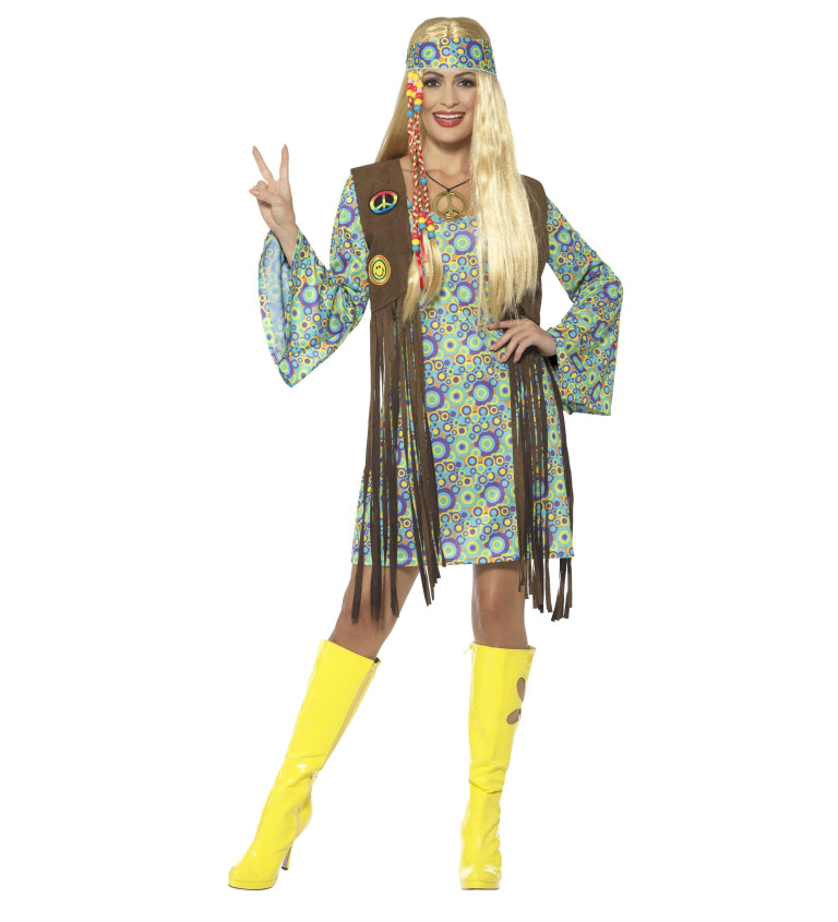 Dámský kostým - Hippie z 60. let