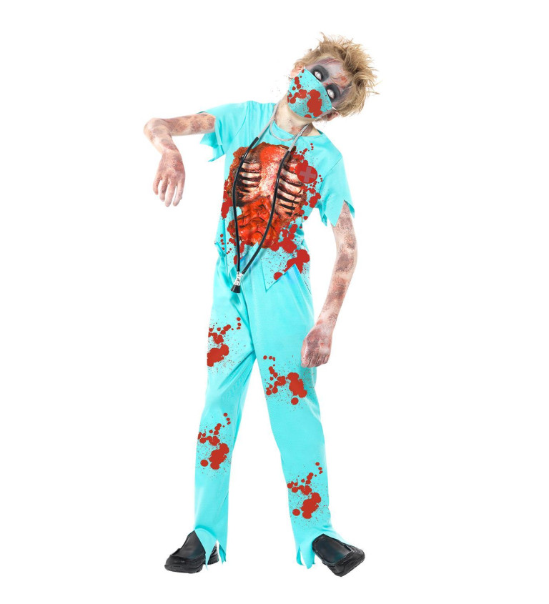 Dětský kostým zombie doktora