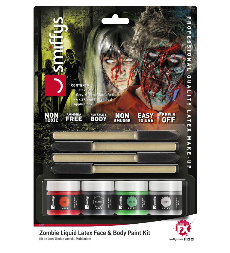 Zombie set - tekutý latex