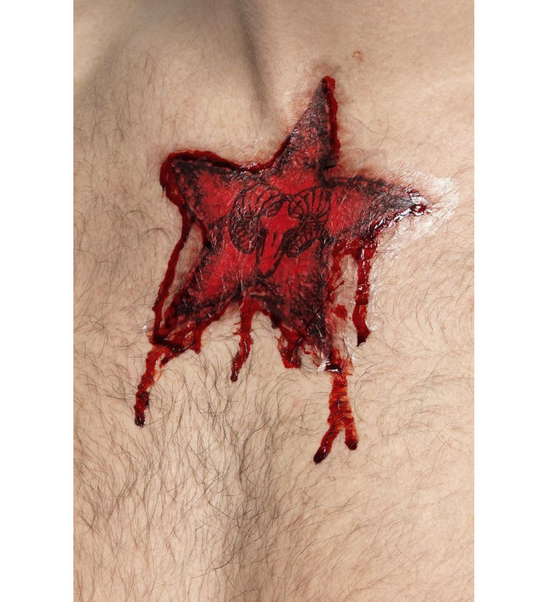 Krvavé tetování - hvězda