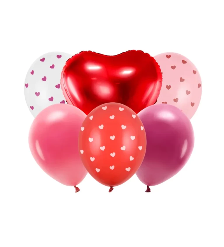 Sada balonků - Valentýn