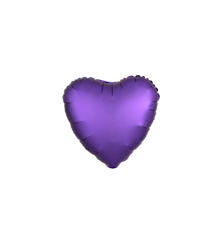 Foliove srdce - fialové