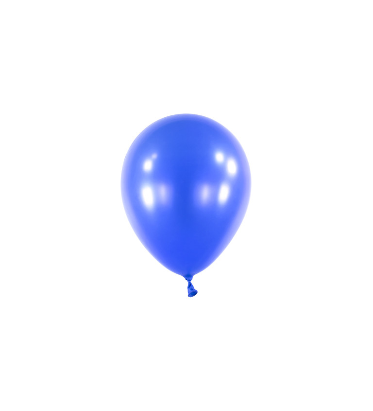 Balónky modré metalické
