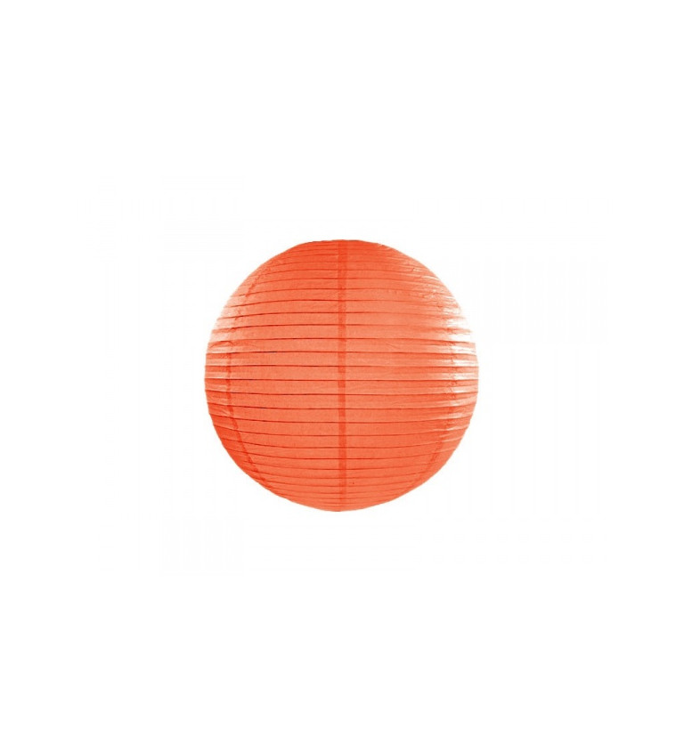 Oranžový lampion 25cm