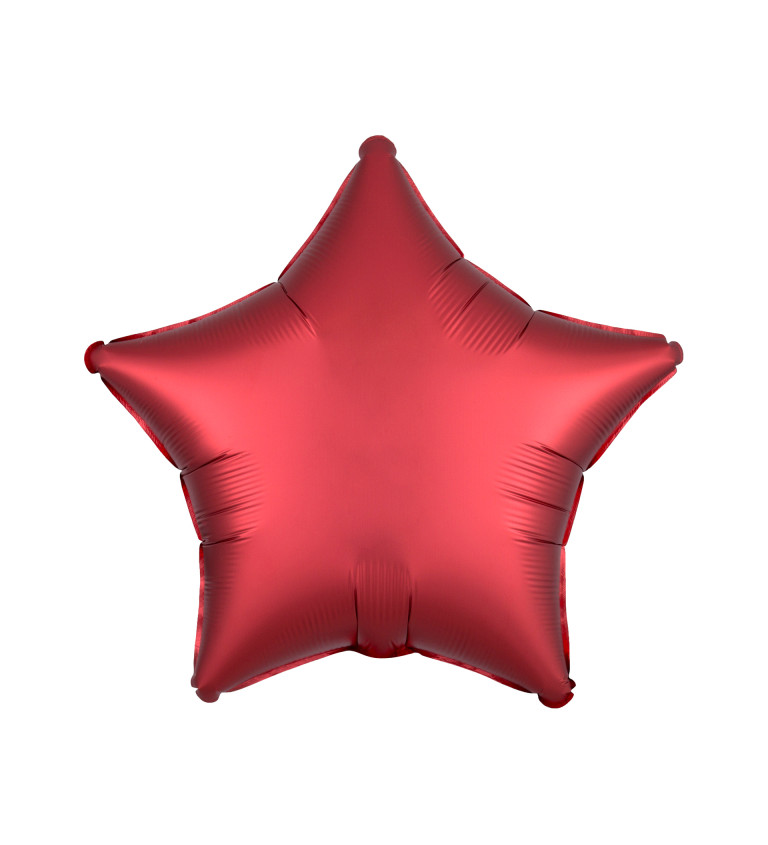 Fóliová hvězda - červená