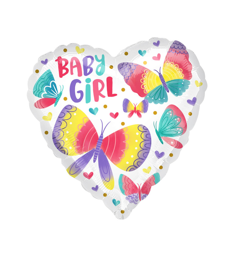 Fóliový balónek - Baby girl