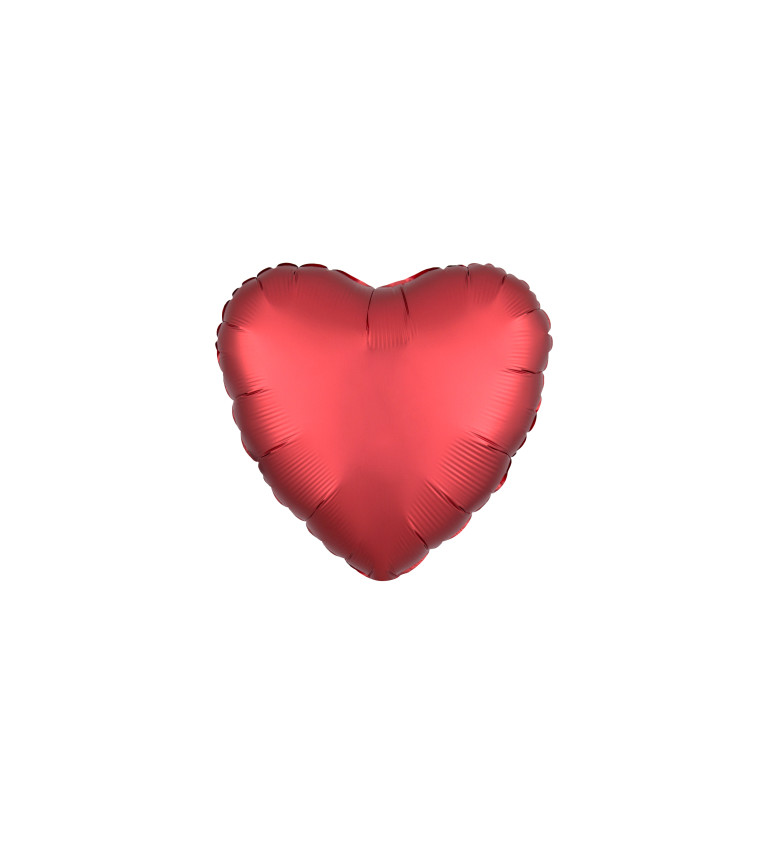 Balónek - fóliové srdce červené
