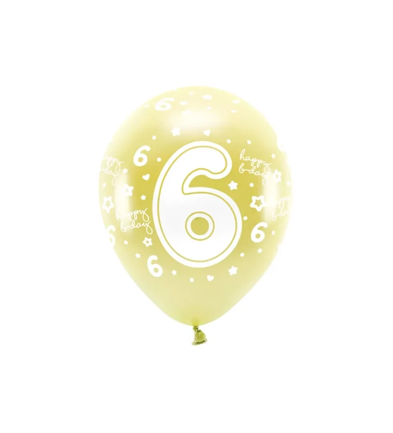 ECO balonky - číslo 6