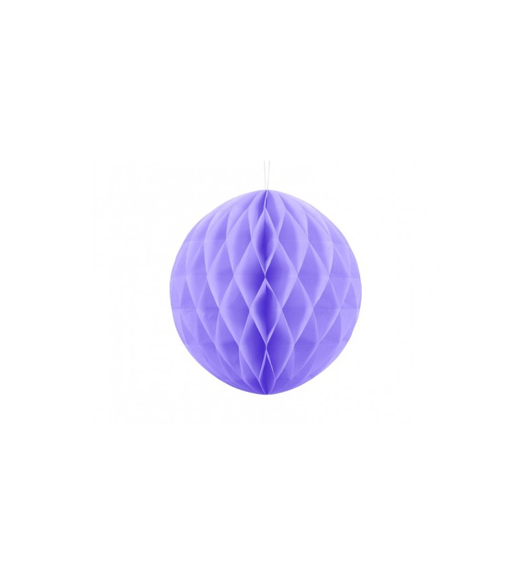 Papírová fialová koule dekorační